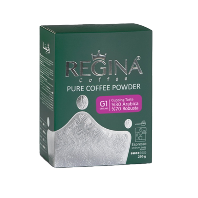 پودر قهوه 250 گرمی مدیوم اسپرسو G1 - رجینا REGINA