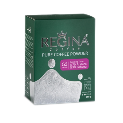 پودر قهوه 250 گرمی مدیوم اسپرسو G3 - رجینا REGINA