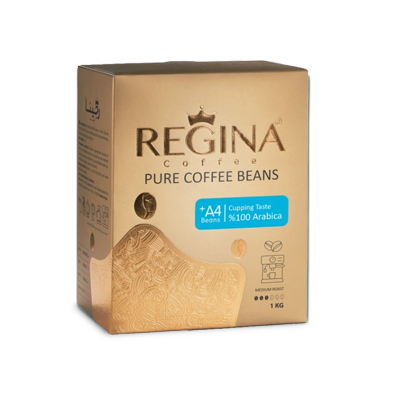 دانه قهوه بوداده 1 کیلویی مدیوم A4 اسپرسو - رجینا REGINA