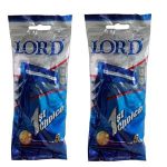 تیغ دولبه صابون دار لرد مدل L.157bp آبی