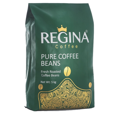 دانه قهوه 70درصد عربیکا مدیوم کیسه 5 کیلویی - رجینا REGINA